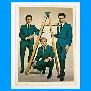 Rare 1960s THE NEWBEATS Trading Card LARGE SIZE Pop Rock Lounge Blues Jazz Music - Picture 1 of 2