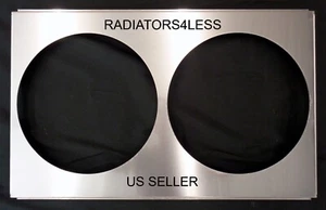 ALUMINUM RADIATOR FAN SHROUD USES 14" FANS FITS CHAMPION CC161 MC161 EC161 AE161 - Foto 1 di 3