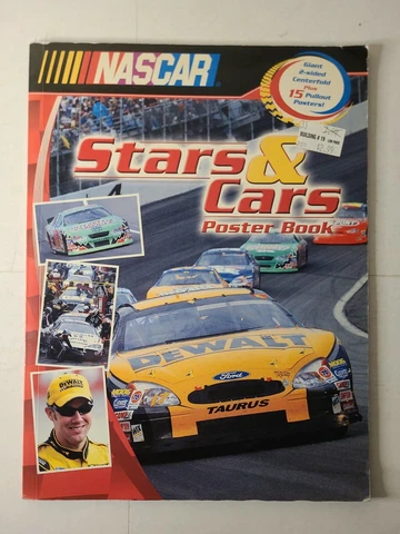 NASCAR Stars & Cars POSTER BOOK (15 Giant Pullout Posters) 2004 Cover