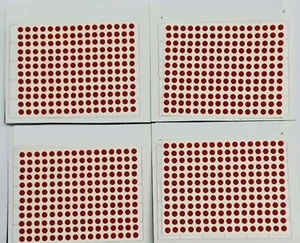 Deepali Round Shaped Red Bindi For Women Size No 8 (768 Pcs) red bindis - Picture 1 of 4