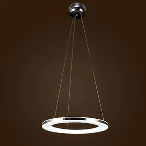LightInTheBox Acrylic Pendant 1 Light Modern Chic Stainless Steel Plating One Ri - Picture 1 of 5
