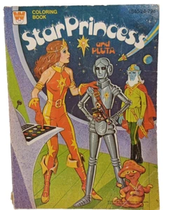 Star Princess und Pluta Malbuch Whitman Vintage 1980 Science Fiction - Bild 1 von 5