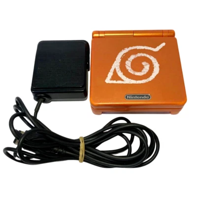 Game Boy Advance SP NARUTO ORANGE AGS-001 Console Nintendo gba - Image 1 of 4