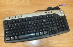 Genuine Dell (RT7D30) PS/2 Wired Gray Standard Computer Keyboard Only **READ** - Picture 1 of 7