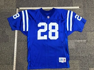 Vintage MARSHALL FAULK INDIANAPOLIS COLTS WILSON PROLINE NFL JERSEY AUTHENTIC 52 - Picture 1 of 5