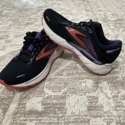 Brooks Adrenaline GTS 22 Women's Shoes Size 9 Black Purple Pink Running Sneakers - Image 1 of 4