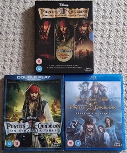 PIRATEN DER KARIBIK 1-5 KOMPLETTE BLU-RAY SAMMLUNG JOHNNY DEPP - Bild 1 von 2