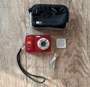 Kodak EasyShare C182 12MP red Digital Camera - Camera Only Tested with Case! - Picture 1 of 11