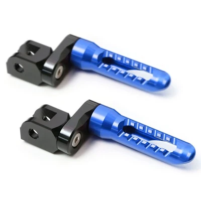 BOB 1 inch Extended Front Foot Pegs Blue For Yamaha FZ6 /S Fazer 04-16 15 14 13 - Imagem 1 de 4