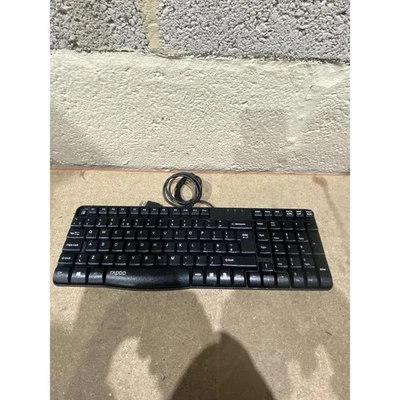Rapoo N1850 Keyboard Only Black Wired USB QWERTY (Standard) Spill Proof for PC - Image 1 of 4