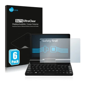 Savvies 6x Folie für GPD Pocket 3 Schutzfolie Displayschutz Display Schutz Klar - Bild 1 von 11