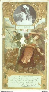 Chromo Lefevre Utile LU Sorel "Les Antibel" Autogramm 1896 - Bild 1 von 2