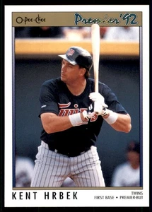 O-Pee-Chee Premier 1992 #46 Kent Hrbek - Imagen 1 de 2