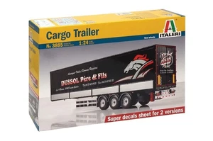 1:24 ITALERI Trailer Trailer For Truck Rimorchio Telonato Kit IT3885 Model - Picture 1 of 2
