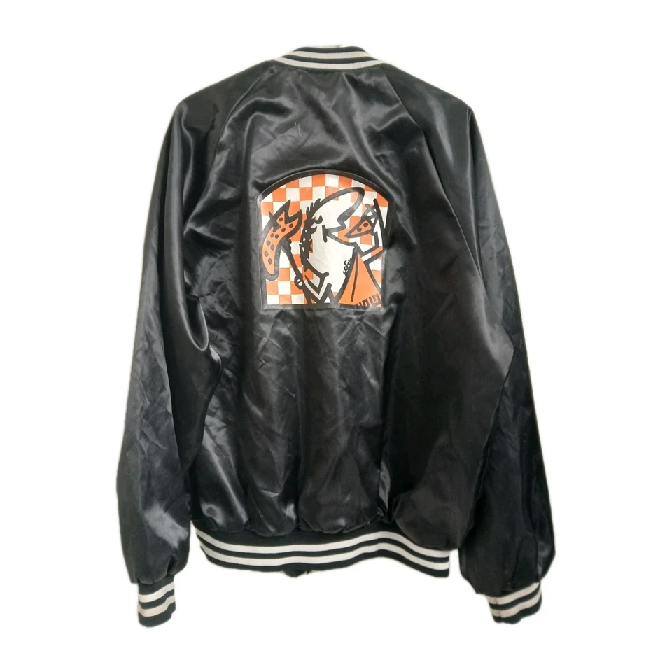 Vintage 1980s Little Caesars Pizza Bomber Jacket Coat XXL Promotional VERY RARE - Image 1 of 4
