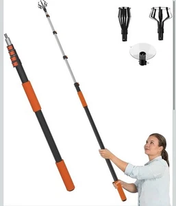 Reach to 26FT Light Bulb Changer for High Ceilings with 5-20FT Telescopic Ext... - Picture 1 of 7