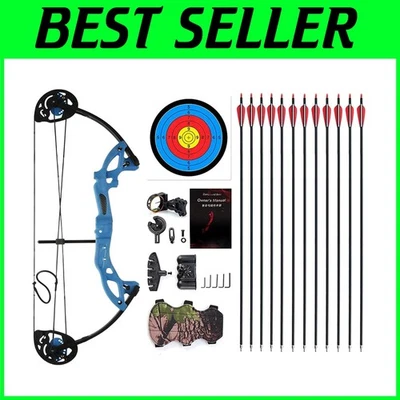 Arco azul para destros com acessórios - Imagem 1 de 4