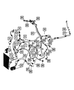 Genuine Mopar A/C Line 68012745AA - Foto 1 di 1
