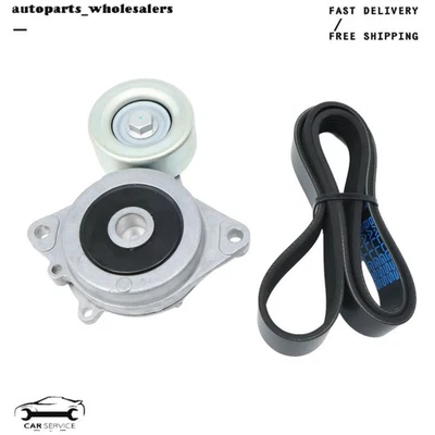 2x Conjunto de tensor de correa Serpentine para Honda Fit 2015-2020 1,5 L L4 TODOS los adornos Foto 1 de 4