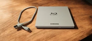 Samsung SE-506 Portable Slim External Blu-Ray Writer Reader USB White - Picture 1 of 3