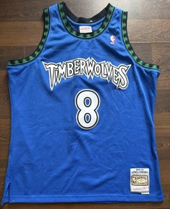 MITCHELL&NESS NBA SWINGMAN JERSEY MINNESOTA TIMBERWOLVESO3-04LATRELL SPREWELL XL - Picture 1 of 10