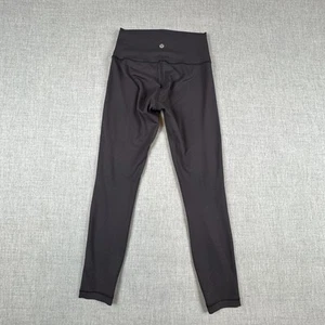 Lululemon Legging Wunder Train High Rise Tight 25 Womens 4 Crunch Black W5DLTS - Picture 1 of 11