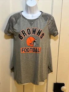 NFL Teens Apparel Cleveland Browns Camo Juniors Womens Size M (7-9) Gray - Picture 1 of 8