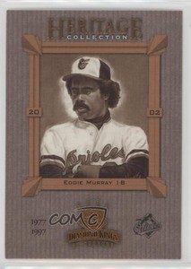 2002 Donruss Diamond Kings Heritage Collection Eddie Murray #HC-21 HOF