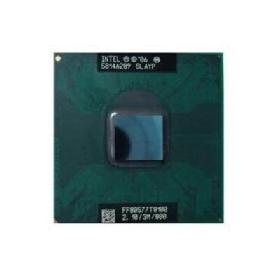 Intel Core 2 Duo T8100 SLAYP 2.1GHz 800 MHz 3M Socket P 478 Processor CPU - Image 1 of 2