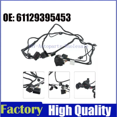 Sensor de estacionamento para-choque dianteiro chicote de fios cabo PDC para BMW 5 G30 61129395453 - Imagem 1 de 4