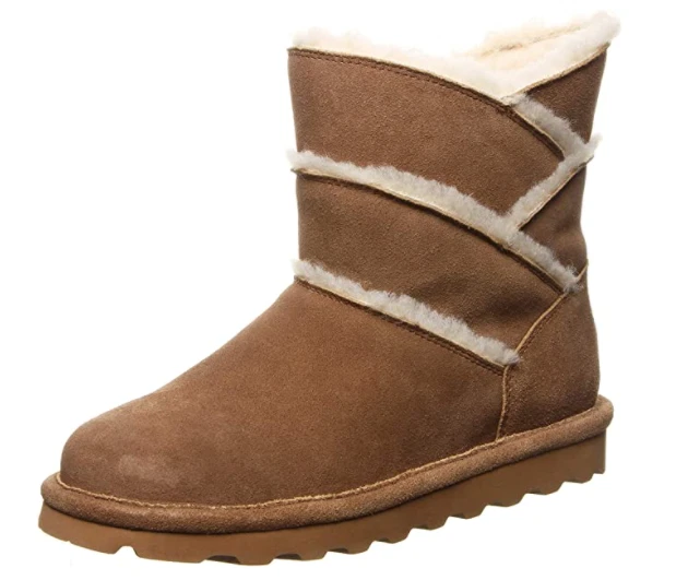 BEARPAW Ariel 2183W Women's Boots SIZE 9M COLOR HICKORY.