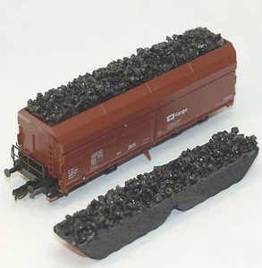 038 TT Ladegut Einsatz Tillig Selbstentladewagen OOt 15298, 15299 Steinkohle OVP - Bild 1 von 1