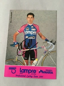 WLADIMIR BELLI 'Lampre' Tour de France Radsport signed Autogrammkarte 12x17 - Bild 1 von 1