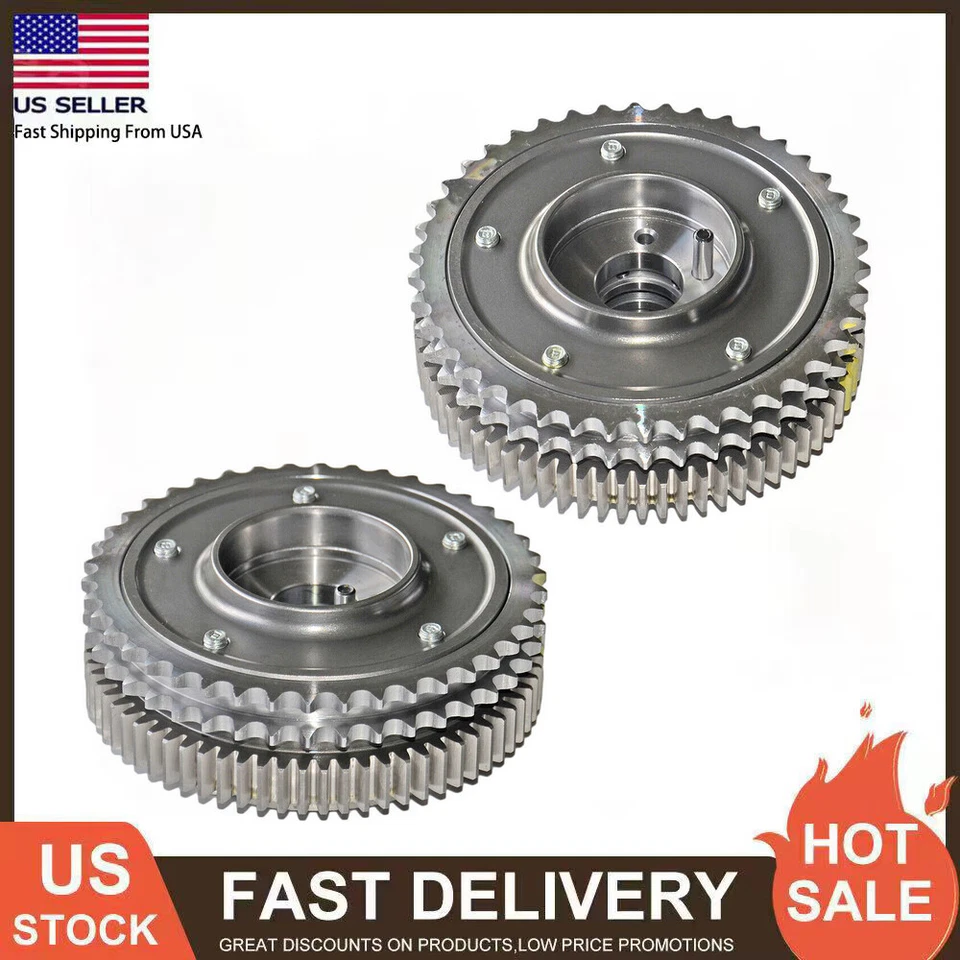 2x Ajustadores de árbol de levas de admisión derecha+derecha para W203 W164 W211 W221 2720505247 2720505347 Foto 1 de 4