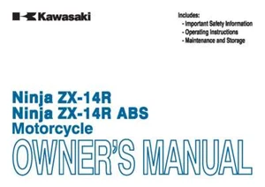 Libro manual del propietario Kawasaki Ninja ZX-14R 2014 ABS - Imagen 1 de 12