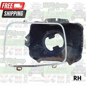 PASAJERO 87-95 Jeep YJ Wrangler Luz Cabeza Montaje Faro Cubo Anillo de Retención - Imagen 1 de 24