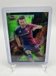 ASIER ILLARRAMENDI /125 GREEN COMMON REFRACTOR 24 Topps Finest MLS FC DALLAS #38 - Picture 1 of 2