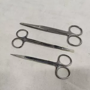 set of 3 Sharp Surgical Operating Medical Mayo Scissors - Picture 1 of 24