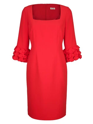 Alba Moda Kleid mit eleganten Ärmeln rot Gr. 44  0820586180 - Bild 1 von 4