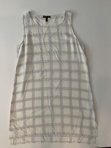 Eileen Fisher 100% Silk Sleeveless Dress Size Small Summer Office Casual