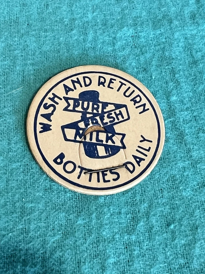 Tapa de botella de leche - Botellas de lavado y devolución diarias - tapa genérica - 1 5/8" - azul Foto 1 de 1