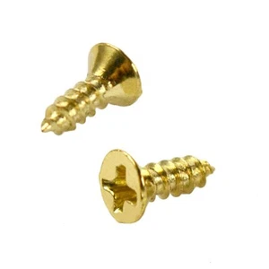 500Pcs Mini Fit Hinges Round Head Self-Tapping Phillips Flat Screws 6x2mm - Picture 1 of 8