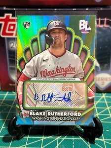 2024 Topps Big League Blake Rutherford #OAA-BR Nationals OPENING ACT AUTO - Picture 1 of 2