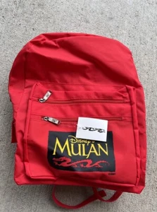 Mochila Disney Mulan Roja Años 90 Nueva Con Etiquetas - Imagen 1 de 14