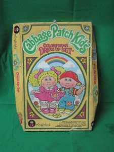 Vintage Cabbage Patch Kids Colorforms Dress Up Set- Missing 3 Pieces-1983 - Bild 1 von 5