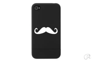 (2x) Calcomanía troquelada con bigote para teléfono celular móvil #1 - Imagen 1 de 1