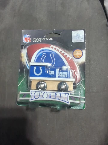 Indianapolis Colts Magnetic Toy Train NFL + Super Plush Throw Brand New (NIP) Cover