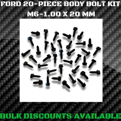 1983+ Ford Club Wagon Econoline Van E150 E250 E350 Body Bolts M6-1.00 X 20 OEM - Image 1 of 2