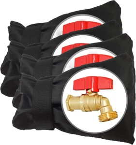 Outdoor Faucet Covers for Winter Freeze Protection, Upgraded Thicken 8.5" H X 6. - Picture 1 of 12