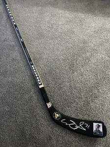 EVGENI MALKIN Pittsburgh Penguins SIGNED Auto Hockey Stick COA Proof 1,000 Games - Picture 1 of 3